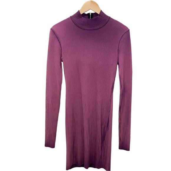 Cotton Citizen contrasting dye long-sleeved dress - Picture 4 of 13